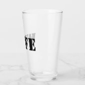 Ehefrau-Bier-Tee-Trommel-trinkendes Glas (Links)