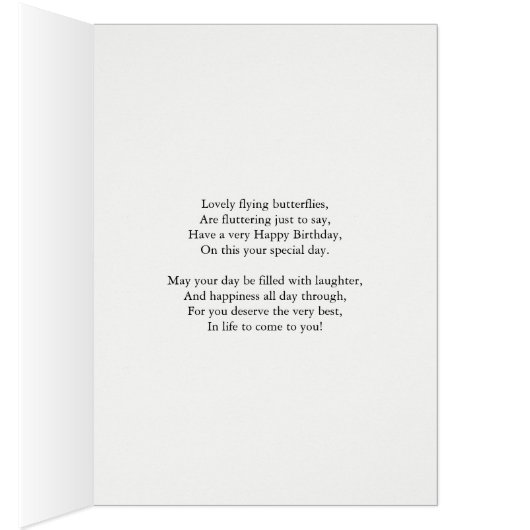 Ehefrau Birthday Butterfells (Innen (Rechts))