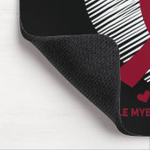 Ehefrau Blutkrebs Kämpfen muskulöses Multiples Mye Mousepad (Ecke)