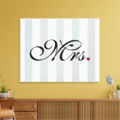 Ehefrau Bride Klicken Sie, um die Farbstreifen anz Leinwanddruck (Insitu (Wohnzimmer))