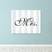 Ehefrau Bride Klicken Sie, um die Farbstreifen anz Leinwanddruck (Insitu (Holzboden))