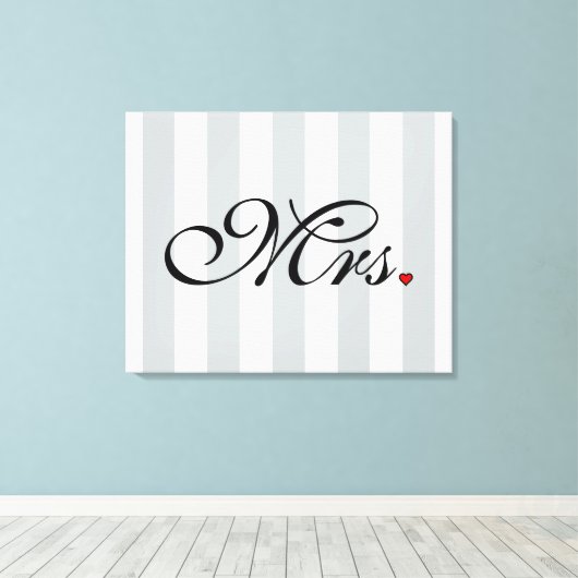 Ehefrau Bride Klicken Sie, um die Farbstreifen anz Leinwanddruck (Insitu (Holzboden))