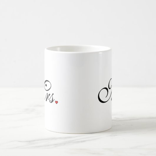 Ehefrau Bride Seine neuen Wünsche Kaffeetasse (Mittel)