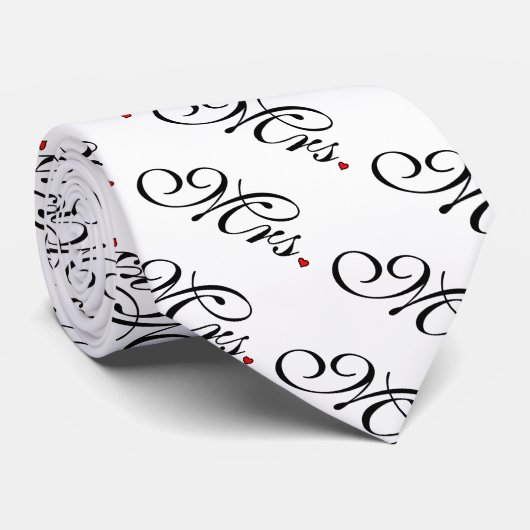 Ehefrau Bride Seine neuen Wünsche Krawatte (Gerollt)