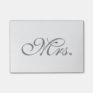 Ehefrau Bride Seine neuen Wünsche Post-it Klebezettel