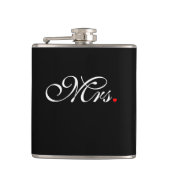 Ehefrau Bride Seiner Frau, die sich neu ernähren m Flachmann (Vorderseite)