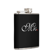 Ehefrau Bride Seiner Frau, die sich neu ernähren m Flachmann (Rechts)