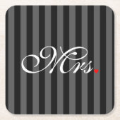 Ehefrau Bride Seiner Frau, die sich neu ernähren m Rechteckiger Pappuntersetzer (Vorderseite)