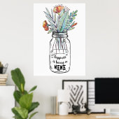 Ehefrau Das Glück der Kunst ist eine Nene Poster (Heimbüro)