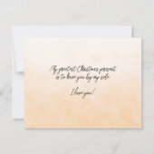 Ehefrau, dass du mein Leben zur Weihnachtszeit bel (Rückseite)