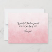 Ehefrau, dass du mein Leben zur Weihnachtszeit bel (Rückseite)