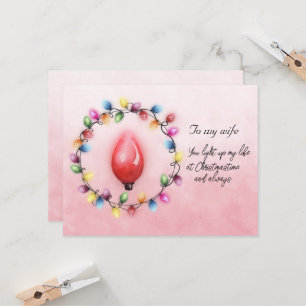 Ehefrau, dass du mein Leben zur Weihnachtszeit bel