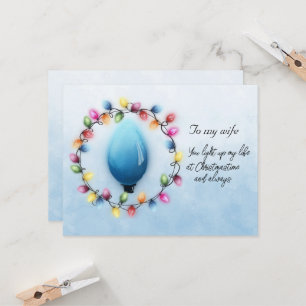 Ehefrau, dass du mein Leben zur Weihnachtszeit bel