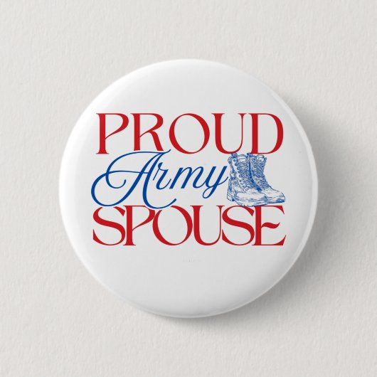 Ehefrau der Armee - U.S. Ehefrau der Armee Ehemann Button (Vorderseite)