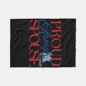 Ehefrau der Armee - U.S. Ehefrau der Armee Ehemann Fleecedecke (Vorderseite (Horizontal))