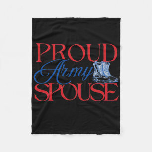 Ehefrau der Armee - U.S. Ehefrau der Armee Ehemann Fleecedecke