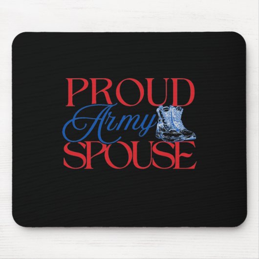 Ehefrau der Armee - U.S. Ehefrau der Armee Ehemann Mousepad (Vorne)