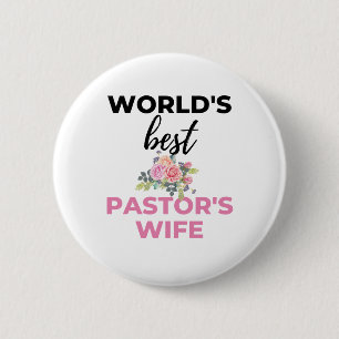 Ehefrau der besten Pastoren der Welt Button