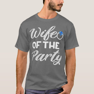 Ehefrau der Frauen Party Junggeselinnen-Abschied B T-Shirt