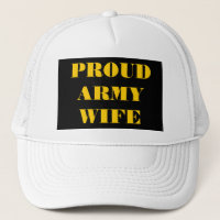 Ehefrau der Hat-Proud-Armee