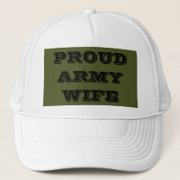 Ehefrau der Hat-Proud-Armee