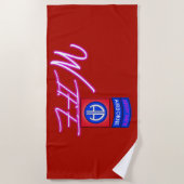 Ehefrau der Im Flugzeug Abteilung Strandtuch (Vorderseite)