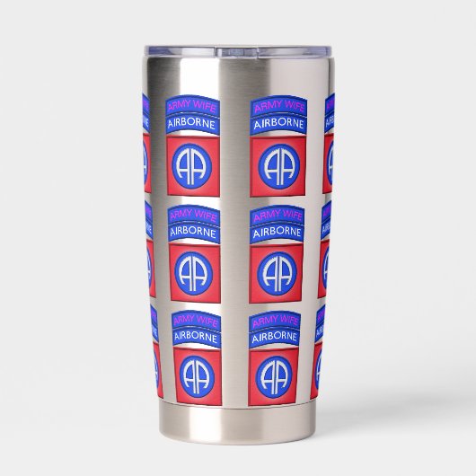 Ehefrau der Im Flugzeug Abteilung Thermobecher (Rückseite)