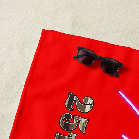 Ehefrau der Infanterie Strandtuch (Beispiel)