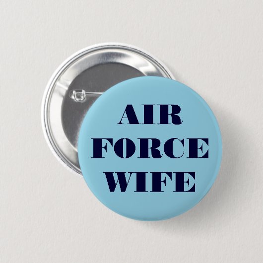 Ehefrau der Knopfluft Button (Vorne & Hinten)