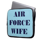 Ehefrau der Laptop Sleeve Air Force (Vorderseite Links)
