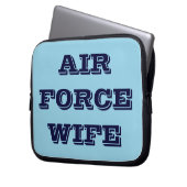 Ehefrau der Laptop Sleeve Air Force (Vorderseite Links)
