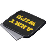 Ehefrau der Laptop Sleeve Army (Vorne Knopf)