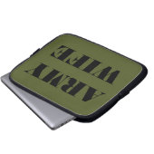Ehefrau der Laptop Sleeve Army (Vorne Knopf)