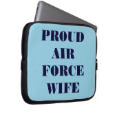 Ehefrau der Laptop Sleeve Proud Air Force (Vorne Rechts)