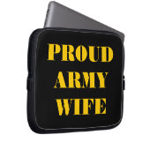 Ehefrau der Laptop Sleeve Proud Army (Vorne Rechts)
