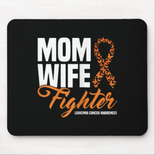 Ehefrau der Mama Kämpfer gegen Orangenblasen Leukä Mousepad