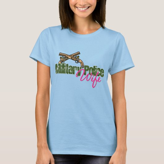Ehefrau der Militärpolizei T-Shirt (Vorderseite)