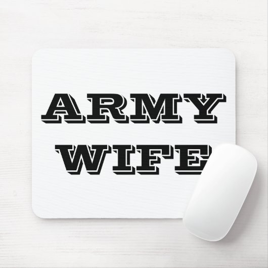 Ehefrau der Mousepad-Armee Mousepad (Mit Mouse)