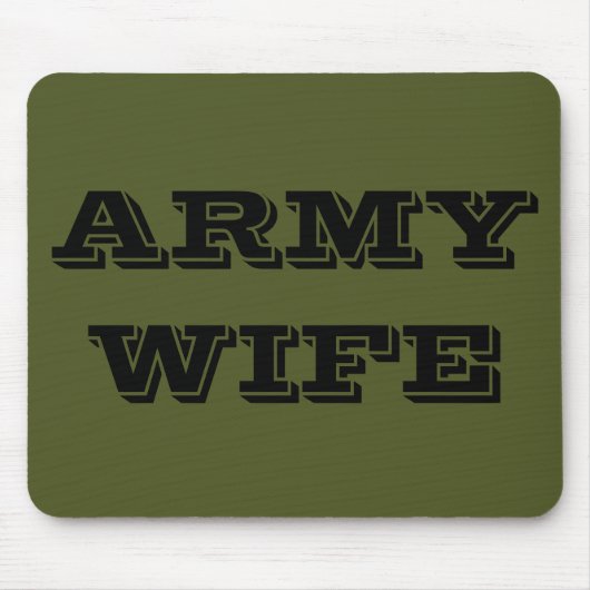 Ehefrau der Mousepad-Armee Mousepad (Vorne)