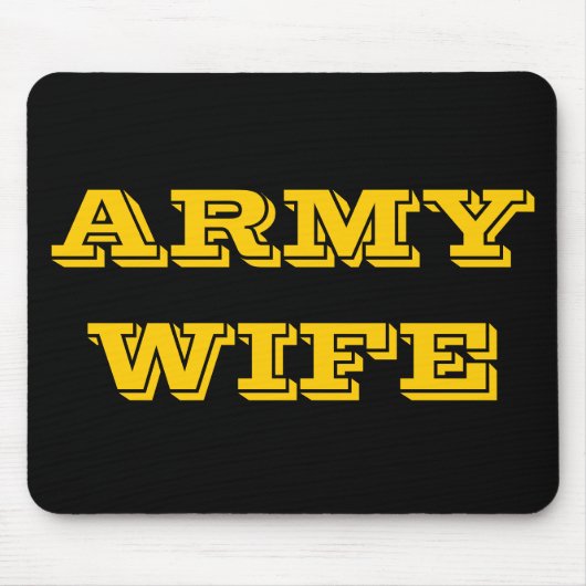Ehefrau der Mousepad-Armee Mousepad (Vorne)