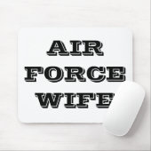 Ehefrau der Mousepad-Luftstreitkräfte Mousepad (Mit Mouse)