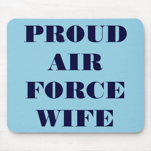 Ehefrau der Mousepad-Luftwaffe Mousepad (Vorne)