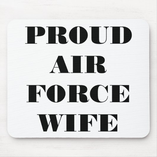 Ehefrau der Mousepad-Luftwaffe Mousepad (Vorne)