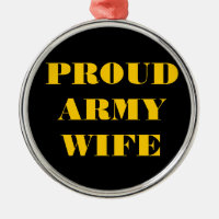 Ehefrau der Ornament-Proud-Armee