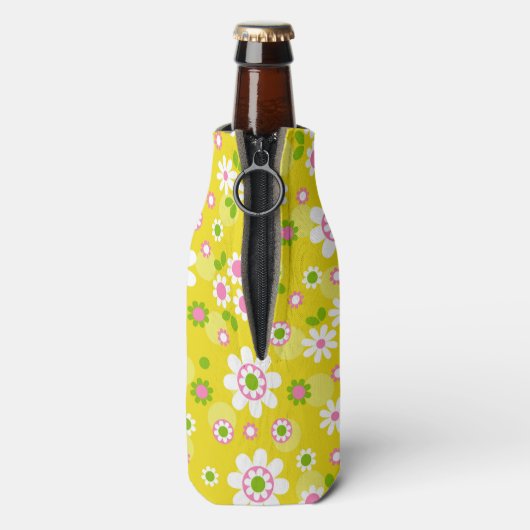 Ehefrau der Party Retro Mod-Blume Flaschenkühler (Flasche Rückseite)