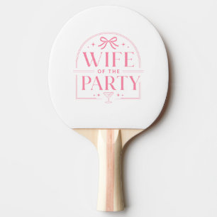 Ehefrau der Party-Tasche Tischtennis Schläger