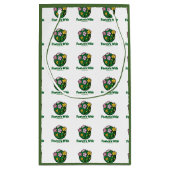 Ehefrau der Pastoren - Blumen Kleine Geschenktüte (Rückseite)