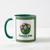 Ehefrau der Pastoren - Blumen Tasse (Links)