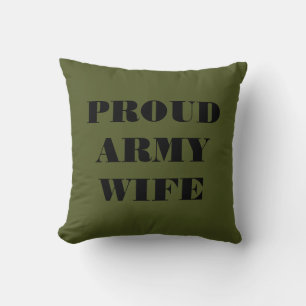 Ehefrau der Pillow Proud Army Kissen