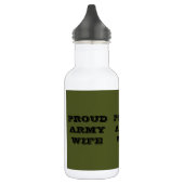 Ehefrau der Proud-Armee Edelstahlflasche (Links)
